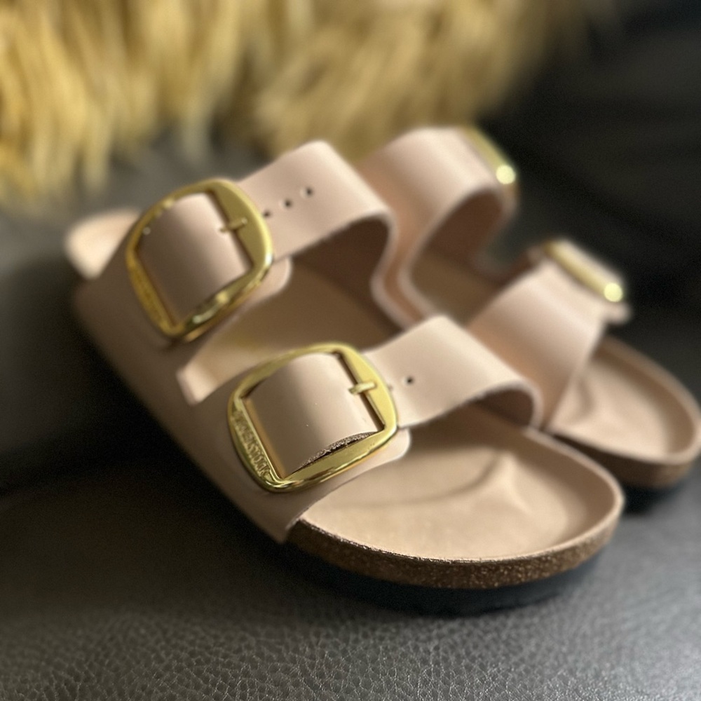 Birkenstock Arizona Big Buckle High Shine New Beige 39